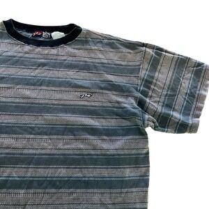 Rare Vintage Rusty Surf Stripe T Shirt Abstract All Over XL